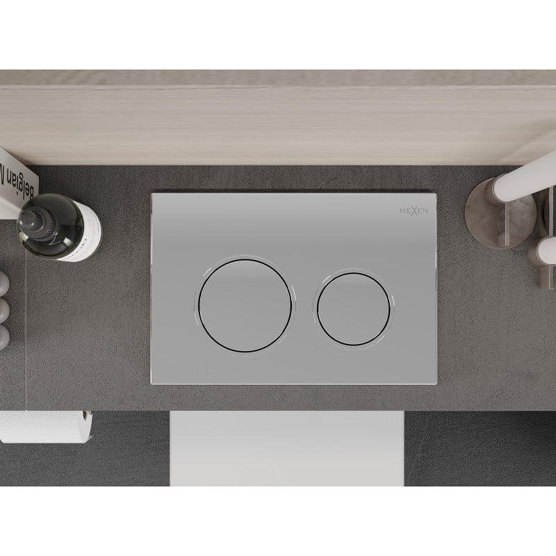 Mexen Fenix Air 07 XS pneumatische Spültaste, glänzend Chrom - 6A0701