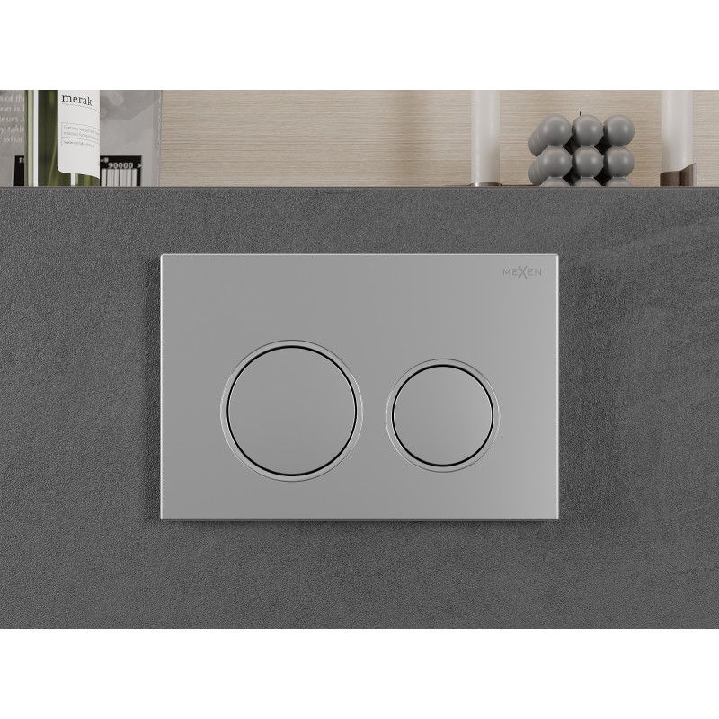 Mexen Fenix Air 07 XS pneumatische Spültaste, mattes Chrom - 6A0702