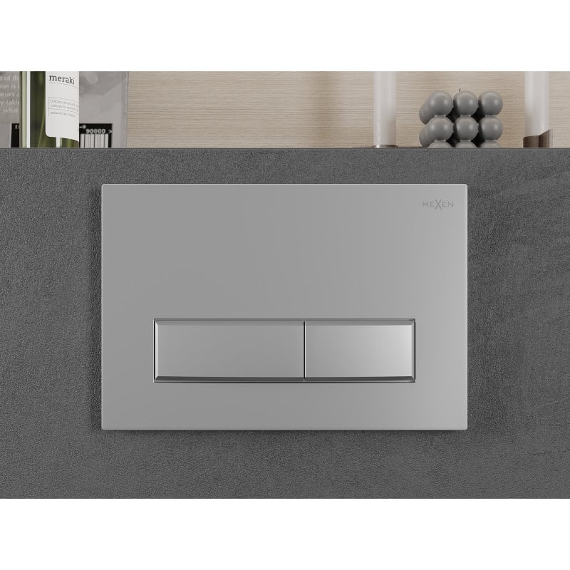 Mexen Fenix Air 09 pneumatische Spültaste, mattes Chrom - 6A0902