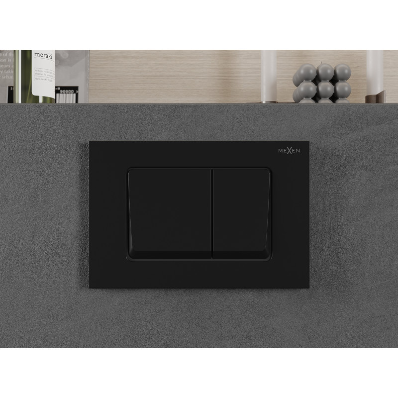 Mexen Fenix Air 10 XS pneumatische Spültaste, schwarz matt - 6A1003