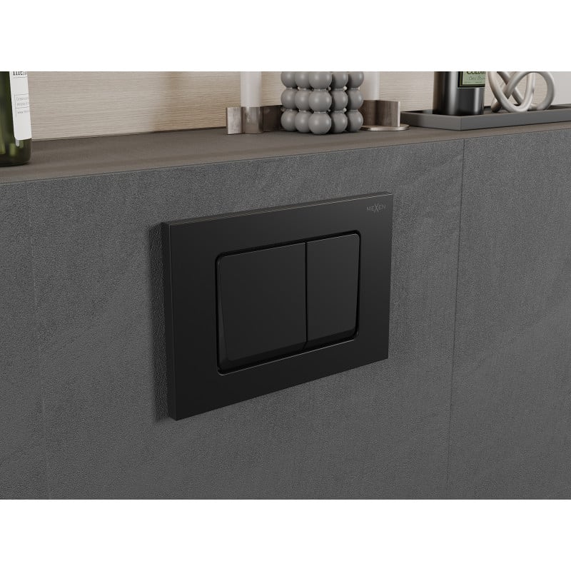 Mexen Fenix Air 10 XS pneumatische Spültaste, schwarz matt - 6A1003