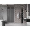 Mexen Velar Duschschiebetür 90 cm, satiniert, Chrom - 871-090-000-31-01