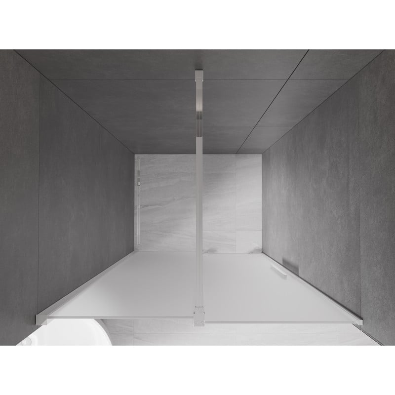 Mexen Velar Duschschiebetür 90 cm, satiniert, Chrom - 871-090-000-31-01