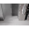 Mexen Velar Schiebeduschtür 150 cm, Milchglas, Chrom - 871-150-000-31-01