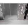 Mexen Velar Duschschiebetüren 160 cm, Milchglas, Chrom - 871-160-000-31-01