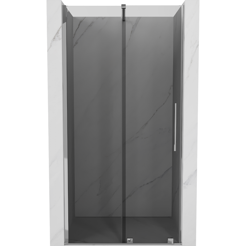 Mexen Velar Schiebetüren 120 cm, Graphit, Chrom - 871-120-000-41-01