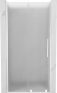 Mexen Velar Duschschiebetür 110 cm, matt, weiß - 871-110-000-31-20