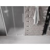 Mexen Velar Duschschiebetür 110 cm, matt, weiß - 871-110-000-31-20