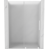 Mexen Velar Duschschiebetüren 130 cm, satiniert, weiß - 871-130-000-31-20