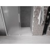 Mexen Velar Duschschiebetür 150 cm, Milchglas, weiß - 871-150-000-31-20