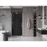 Mexen Velar Schiebetür für Dusche 100 cm, Graphit, Weiß - 871-100-000-41-20