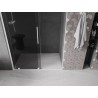 Mexen Velar Schiebetür Dusche 130 cm, Graphit, Weiß - 871-130-000-41-20