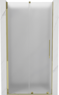 Mexen Velar Schiebetür für die Dusche 90 cm, Mattglas, Gold - 871-090-000-31-50