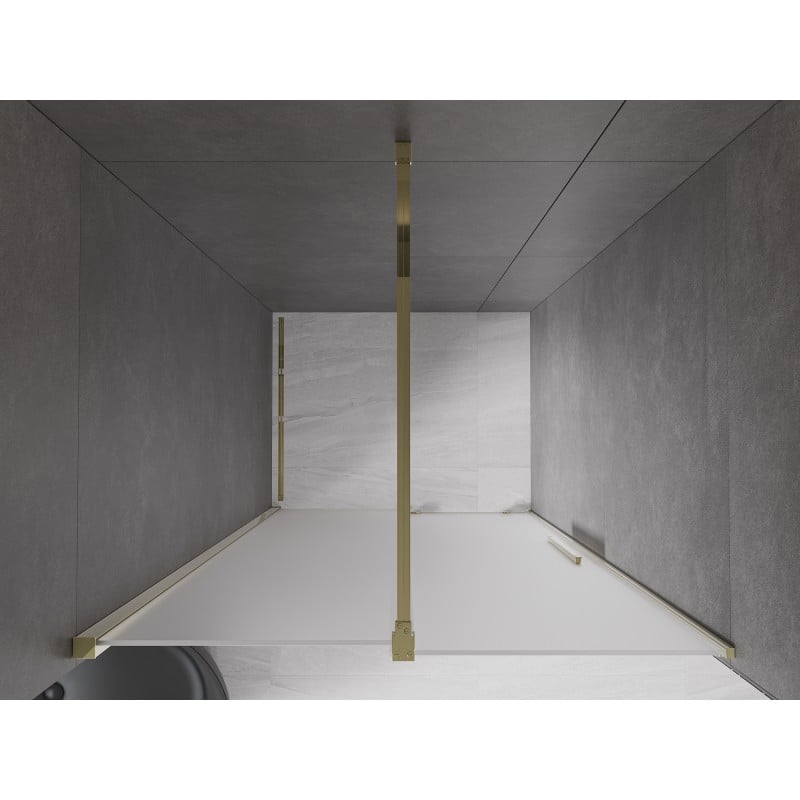 Mexen Velar Schiebetür für die Dusche 90 cm, Mattglas, Gold - 871-090-000-31-50