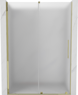 Mexen Velar Schiebeduschtür 140 cm, mattiert, gold - 871-140-000-31-50