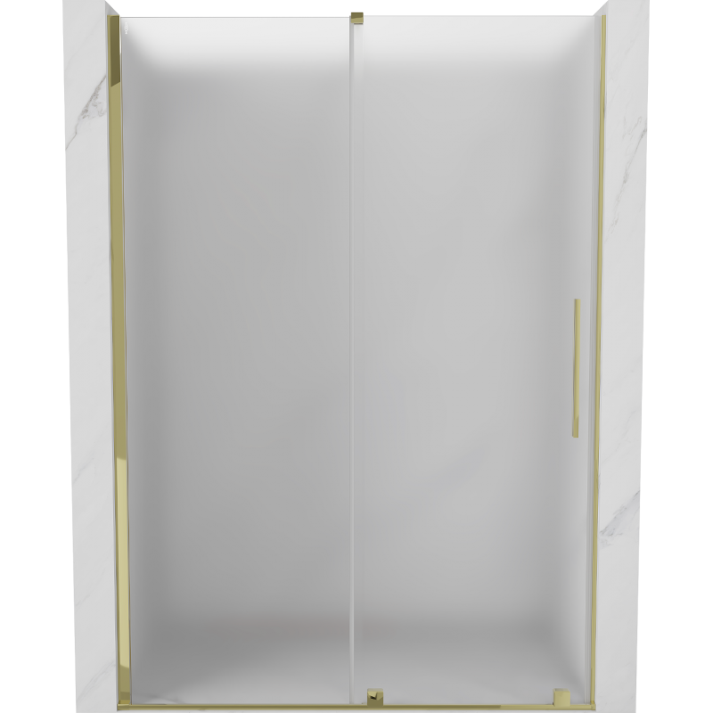 Mexen Velar Duschschiebetüren 150 cm, matt, golden - 871-150-000-31-50