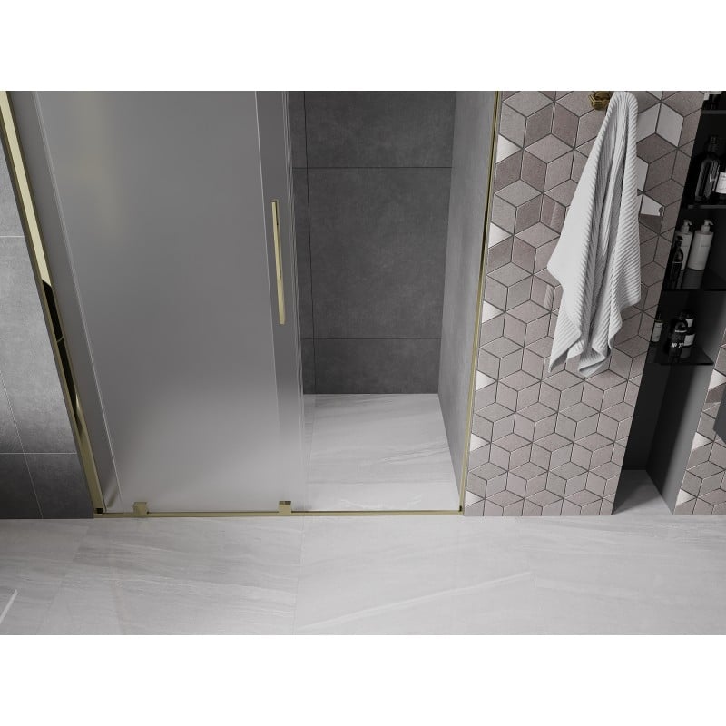 Mexen Velar Duschschiebetüren 150 cm, matt, golden - 871-150-000-31-50