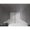 Mexen Velar Schiebetür Dusche 130 cm, Mattglas, Gold - 871-130-000-31-50