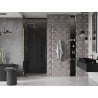 Mexen Velar Schiebetür Dusche 90 cm, Graphit, Gold - 871-090-000-41-50