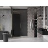 Mexen Velar Schiebetür Dusche 130 cm, Graphit, Gold - 871-130-000-41-50