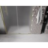Mexen Velar Duschschiebetüren 140 cm, Frost, Gold gebürstet - 871-140-000-31-55