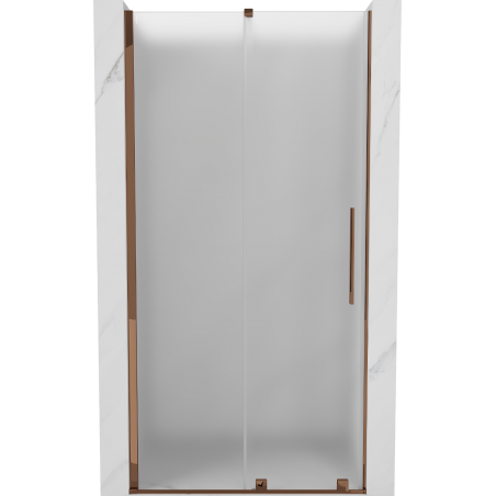 Mexen Velar Schiebeduschtür 100 cm, matt, Roségold - 871-100-000-31-60
