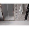 Mexen Velar Schiebetür-Duschwand 110 cm, Frost, Roségold - 871-110-000-31-60