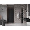 Mexen Velar Schiebetür Dusche 110 cm, Graphit, Roségold - 871-110-000-41-60