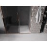 Mexen Velar Schiebetüren für Dusche 160 cm, Graphit, Roségold - 871-160-000-41-60