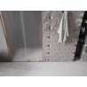 Mexen Velar Schiebetüren für Dusche 110 cm, matt, gebürstetes Kupfer - 871-110-000-31-65