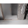Mexen Velar Duschschiebetüren 130 cm, Mattglas, Gebürstetes Kupfer - 871-130-000-31-65