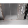 Mexen Velar Schiebetür Duschwand 160 cm, satiniert, gebürstetes Kupfer - 871-160-000-31-65