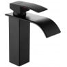 Mexen Aries Waschbeckenarmatur, schwarz - 744800-70