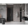 Mexen Velar Duschschiebetür 120 cm, Graphit, gebürstetes Kupfer - 871-120-000-41-65