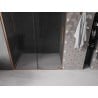 Mexen Velar Schiebetüren Dusche 160 cm, Graphit, gebürstetes Kupfer - 871-160-000-41-65
