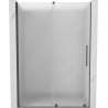 Mexen Velar Schiebetüren für Dusche 160 cm, Frostglas, gebürstetes Gun Gray - 871-160-000-31-66