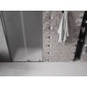 Mexen Velar Duschschiebetüren 120 cm, Frost, gebürstetes Gun Gray - 871-120-000-31-66