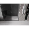 Mexen Velar Schiebetür für Dusche 130 cm, Graphit, gebürstet Gun Gray - 871-130-000-41-66