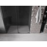 Mexen Velar Schiebeduschtür 150 cm, Grafit, gebürstet Gun Gray - 871-150-000-41-66