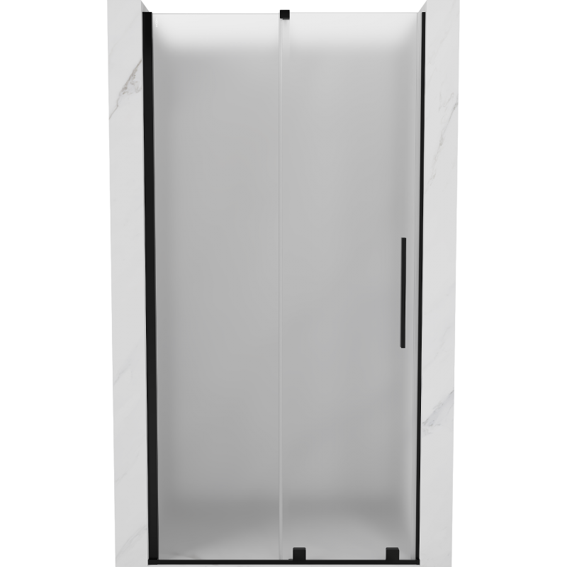 Mexen Velar Schiebeduschtür 120 cm, matt, schwarz - 871-120-000-31-70