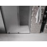 Mexen Velar Duschschiebetür 130 cm, Frost, Schwarz - 871-130-000-31-70