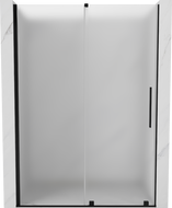 Mexen Velar Schiebetür 160 cm, matt, schwarz - 871-160-000-31-70