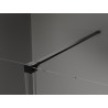 Mexen Velar Schiebetür 100 cm, Milchglas, schwarz - 871-100-000-31-70