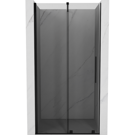 Mexen Velar Schiebetür-Duschwand 120 cm, Graphit, Schwarz - 871-120-000-41-70