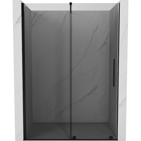 Mexen Velar Duschschiebetür 130 cm, Graphit, Schwarz - 871-130-000-41-70