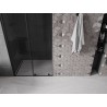 Mexen Velar Schiebetür-Duschwand 120 cm, Graphit, Schwarz - 871-120-000-41-70