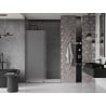 Mexen Velar Schiebetür Dusche 130 cm, Raureif, Gun Metal - 871-130-000-31-95