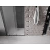 Mexen Velar Schiebetüren Dusche 100 cm, Frost, Gun Metal - 871-100-000-31-95