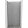 Mexen Velar Schiebetür für Duschen 90 cm, transparent, gebürstetes Nickel - 871-090-000-01-97