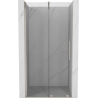 Mexen Velar Schiebetür Dusche 110 cm, transparent, gebürstetes Nickel - 871-110-000-01-97